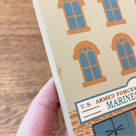 The Cat’s Meow | Vintage 1993 Series XI lot of 3 Mini Wooden Houses cottage core - Picture 9 of 10